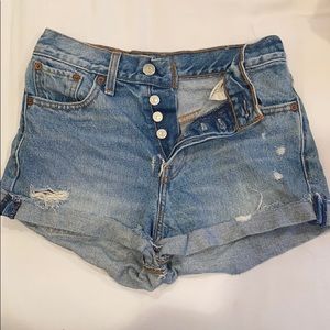 Levi Blue Jean Shorts